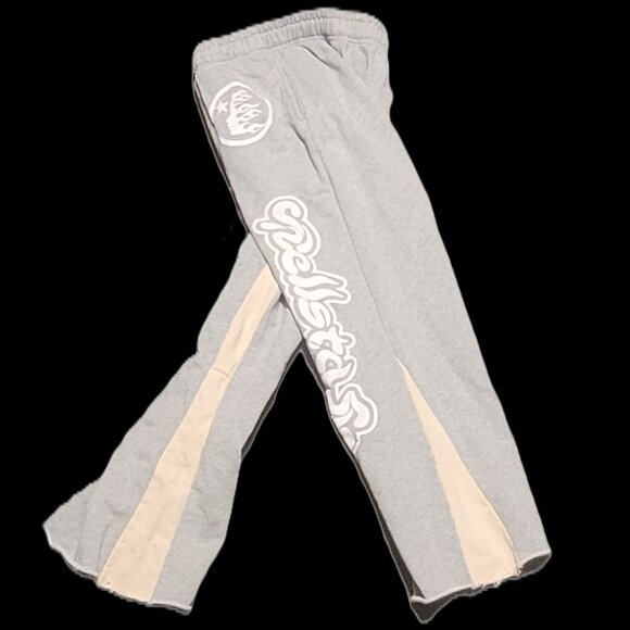 Grey Hellstar Flared Sweatpants - Picture 4 of 4